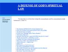 Tablet Screenshot of godslawtoday.com